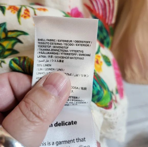 Farm Rio x Anthropologie Toucan Garden Dress - Picture 9 of 13